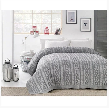 Покрывало вязаное Betires Home 220х240 DOLCE GREY