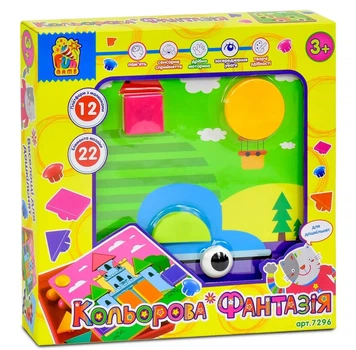 Мозаика крупная Цветные Фантазии FUN Game Club 7296