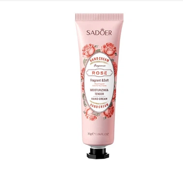 Крем для рук парфумований Роза Sadoer fragrance and soft, 30 г