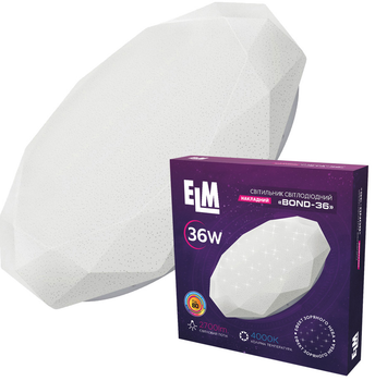 Стельовий світильник ELM Bond 36 Вт 4000К IP20 26-0115