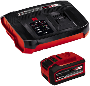 Аккумулятор + зарядное устройство Einhell Boostcharger 6A Einhell X-Change 18В Li-Ion 4-6 А·ч (4512143)
