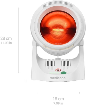 Інфрачервона лампа Medisana IR 850 (4015588883033)