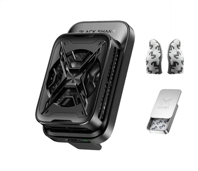 Игровой комплект: полупроводниковый кулер Black Shark FunCooler K40 и игровые напальчники Memo Pro c боксом для хранения