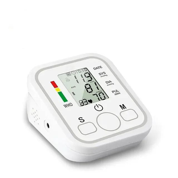 Автоматичний плечовий тонометр, портативний, моніторинг аритмії, блок пам'яті, індикатор рівня тиску