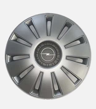 Ковпаки на колеса 15" "REX" Silver "Україна" (Гнучкі) - з логотипом "Opel"