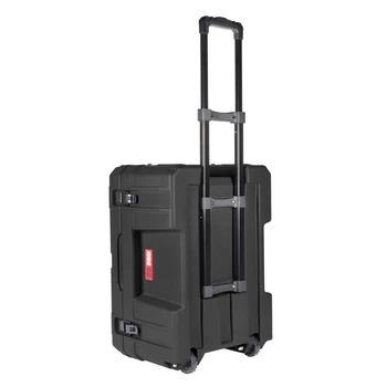 Экспедиционный ящик ORPRO Travel 80 литров на колесах с телескопической ручкой (Черный)