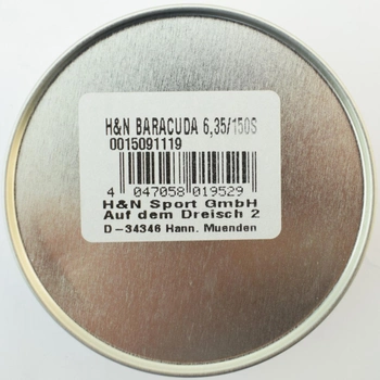 Кулі пневматичні H&N Baracuda 6,35 mm