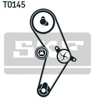 Водяний насос + зубчастий ремінь SKF VKMC 02206-2 SKF (VKMC022062)