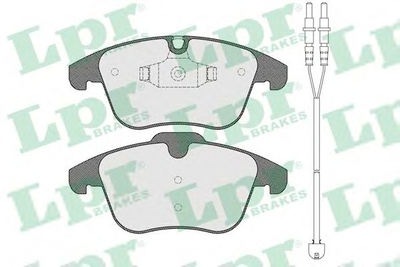 Комплект гальмівних накладок, дискове гальмоLPRLPR05P1486A LPR (05P1486A)