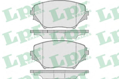 Комплект тормозных накладок, дисковый тормоз LPRLPR05P958 LPR (05P958)