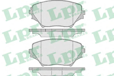 Комплект тормозных накладок, дисковый тормоз LPRLPR05P958 LPR (05P958)