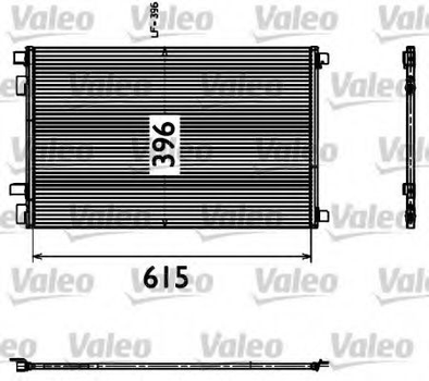 Конденсатор, система кондиционирования воздуха VALEO 817608 Valeo (817608)