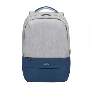 Рюкзак для ноутбука 17.3" "Prater" rivacase 7567 (Grey/ Dark Blue)