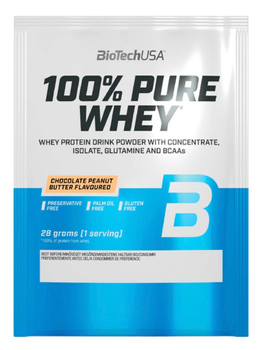 Protein Biotech 100% Pure Whey 28 g Chocolate Peanut Butter (5999076238569)