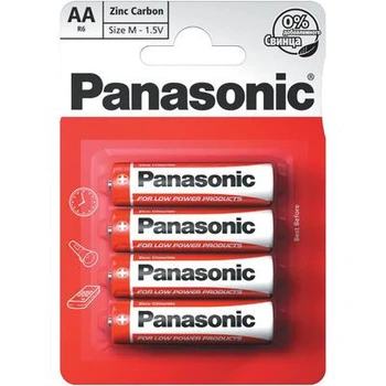 Батарейка Panasonic Carbon-Zinc AA (LR06) 4 шт 1.5В