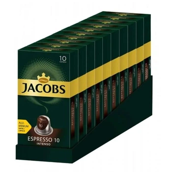 Кофе в капсулах Nespresso Jacobs Espresso Intenso, 10уп