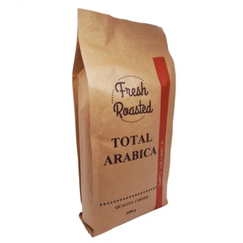 Кава Fresh Roasted Total Arabica у зернах 100% arabica 1кг