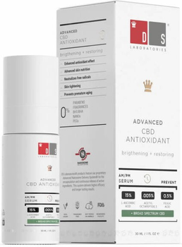 Сироватка для обличчя DS Laboratories Advanced CBD Antioxidant 30 мл (0816378022120)