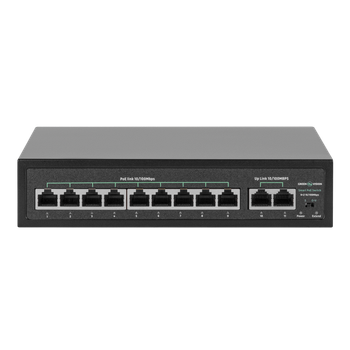 Комутатор мережевий POE GreenVision GV-016-D-09+2P