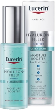 Zestaw do pielęgnacji twarzy Eucerin Hyaluron-Filler Nawilżający żel-booster 30 ml + Krem na dzień SPF 15 50 ml (4005800306020)