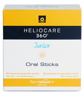 Sztyfty chroniące skórę dzieci Heliocare 360º Junior Oral Sticks 20 szt (8470001889348)