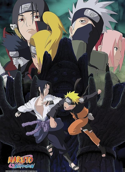 Zestaw plakatów Abystyle Animes and Mangas Naruto 2 szt (3665361060222)