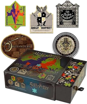 Puzzle PAN Vision ze znakami sklepu na ulicy Pokątnej Harry'ego Pottera 1000 elementów (849421004507)