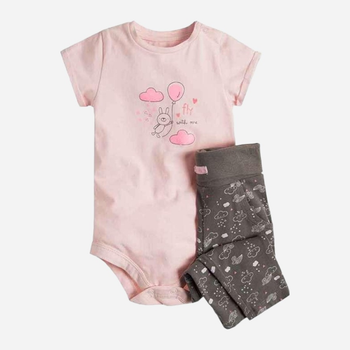 Komplet niemowlęcy (body + spodnie) dla noworodków Cool Club CNG1805066-00 56 cm Wielokolorowy (5902568923416)