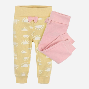 Набір дитячих штанців 2 шт для дівчинки Cool Club CNG2402640-00 56 см Різнокольоровий (5903977268532)