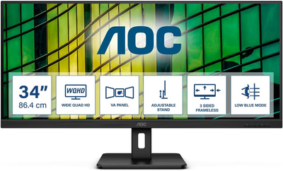Монитор 34" AOC U34E2M (4038986110723)