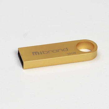 Флешка для ноутбука Flash Mibrand USB 2.0 Puma 32Gb Gold (MI2.0/PU32U1G)