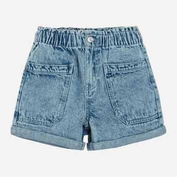 Дитячі джинсові шорти для дівчинки Cool Club CJG2423467 134 см Блакитні (5903977254474)