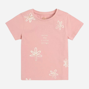 Koszulka dziecięca dla dziewczynki Cool Club CCG2411308 110 cm Różowa (5903977188625)
