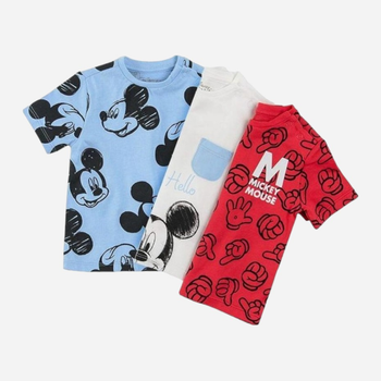 Набір дитячих футболок 3 шт для хлопчика Cool Club LCB2402676-00 98 см Різнокольоровий (5903977232632)