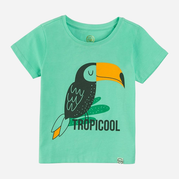Дитяча футболка для дівчинки Cool Club CCG2412710 128 см Бірюзова (5903977309419)