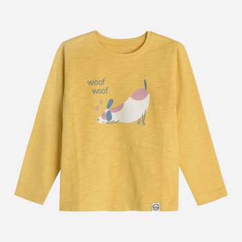 Koszulka z długimi rękawami dziecięca dla dziewczyki Cool Club CCG2410329 110 cm Żółta (5903977145819)