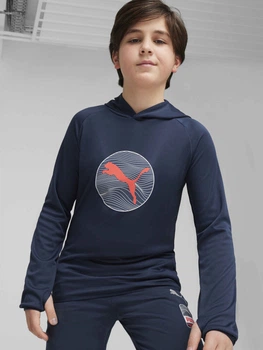 Детское худи для мальчика Puma Active Sports 67921514 110-116 см Club Navy (4099685577910)