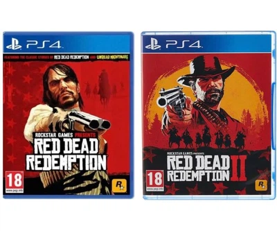 Игра Red Dead Redemption + Red Dead Redemption 2 (русские субтитры) (PS4) Bundle