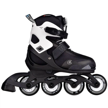 Ролики детские Micro Joy Black/White размер 33-36 (smj516)