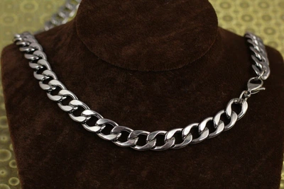 Цепь Xuping Jewelry круглая панцирная 60 см 10 мм серебристая