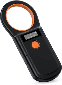 Сканер чипов для животных EMID FDX-B ISO считыватель идентификации животных Черный
