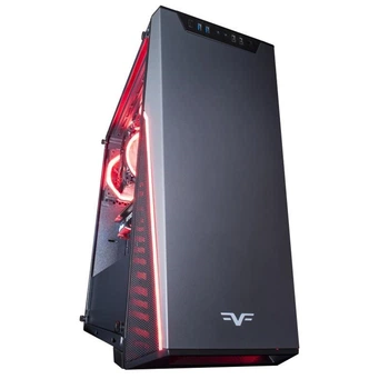 Корпус Frime MarkIII 2*USB3.0 без БЖ (MarkIII-U3-GLS-3RGBF-WP) ( Black ) 33645