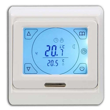 Терморегулятор программируемый IN-THERM E91 - белый, сенсорный программатор для теплого пола
