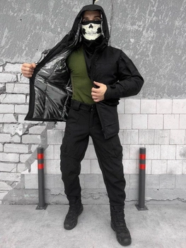Зимний тактический костюм swat omniheat black S