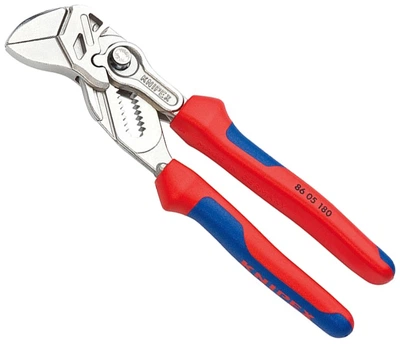 Переставні кліщі — гайковий ключ Knipex 180 мм (86 05 180)