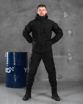 Тактичний костюм softshell rehydration black 0 XXXXXL