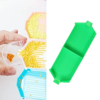 Лоток для алмазной мозаики двойной (зеленый) Brushme TRAY104