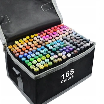 Набор двусторонних маркеров SKETCHMARKER для скетчинга 168 шт (1756375338)