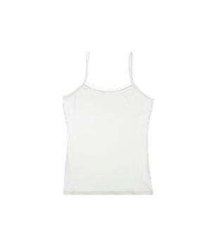 Женская майка на тонких бретельках Doenlla - Donella - 2371WD2 - XL - Белый