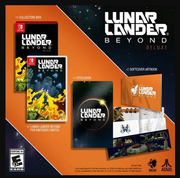 Гра для Nintendo Switch: Lunar Lander Beyond Deluxe+Steelbook (Картридж) (5056635606853)